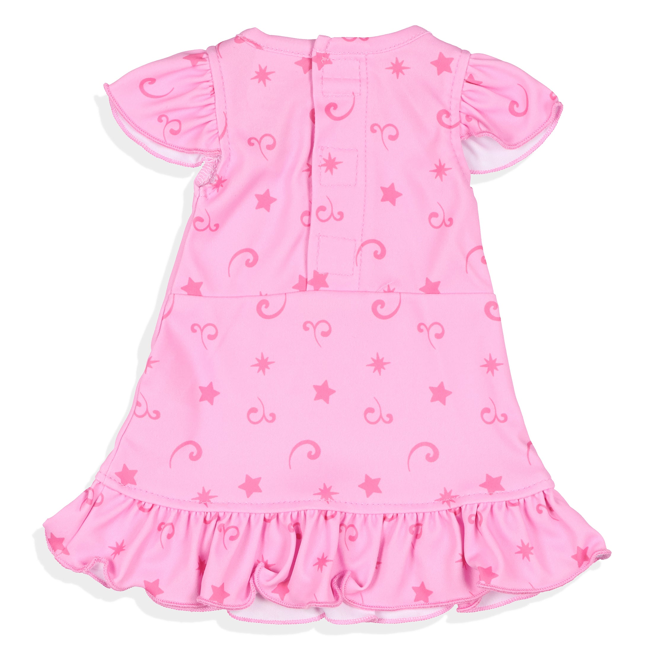 Sesame Street Pajamas Toddler Girls' Abby Cadabby Matching Doll Nightgown