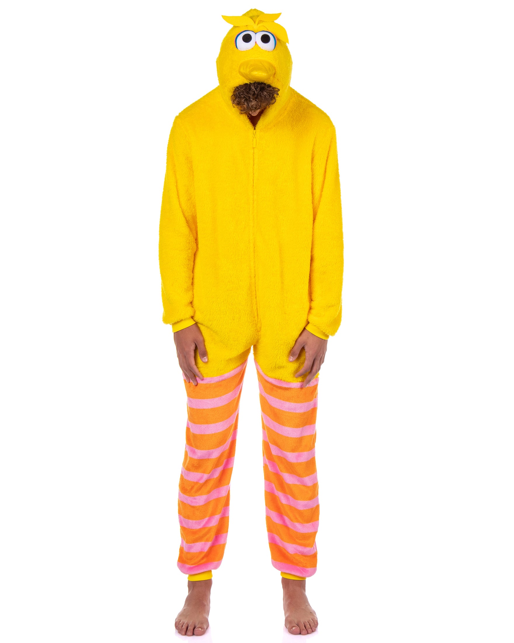 Sesame Street Union Suit Character Hooded Costume Kigurumi Pajama