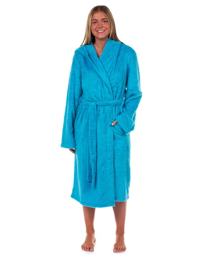 Sesame Street Robe Cookie Monster Adult Faux Fur Hooded Bathrobe