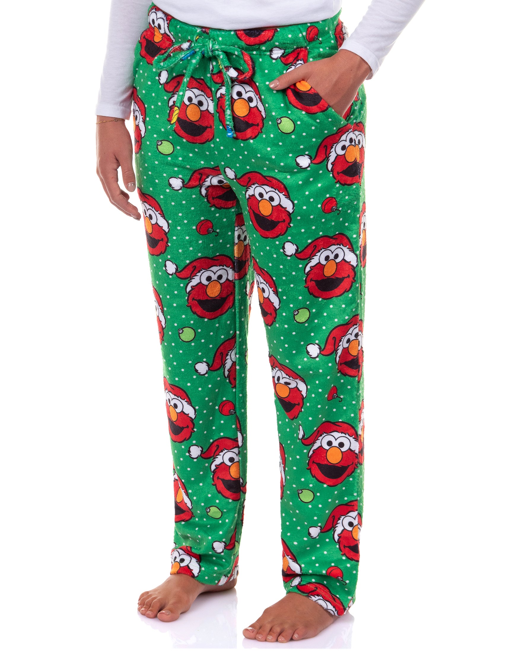Sesame Street Elmo Pajamas Women's Ornament Design Lounge Sleep Pants