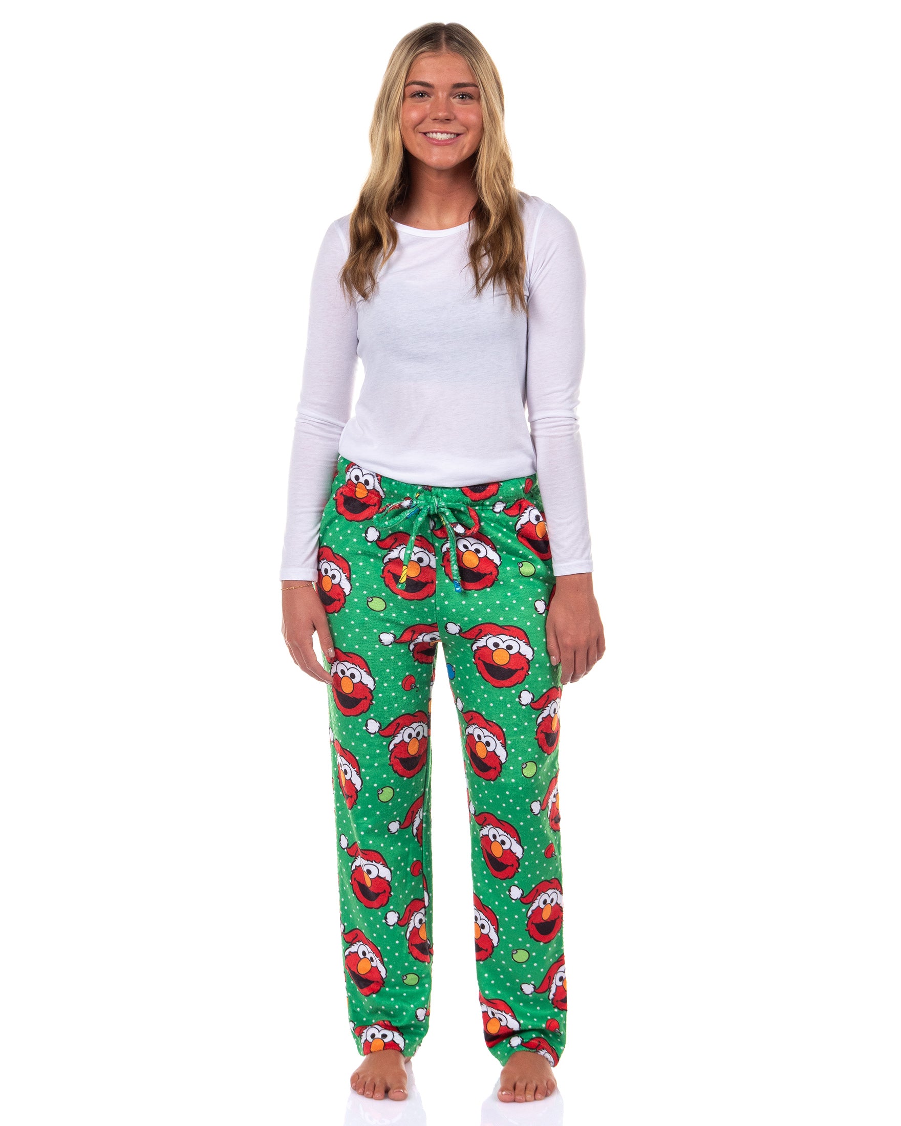Sesame Street Elmo Pajamas Women's Ornament Design Lounge Sleep Pants
