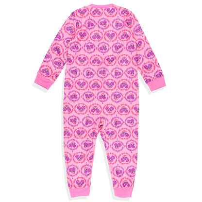 Sesame Street Pajamas Abby Toddler Girls' Front Zip Fleece Footless Sleeper