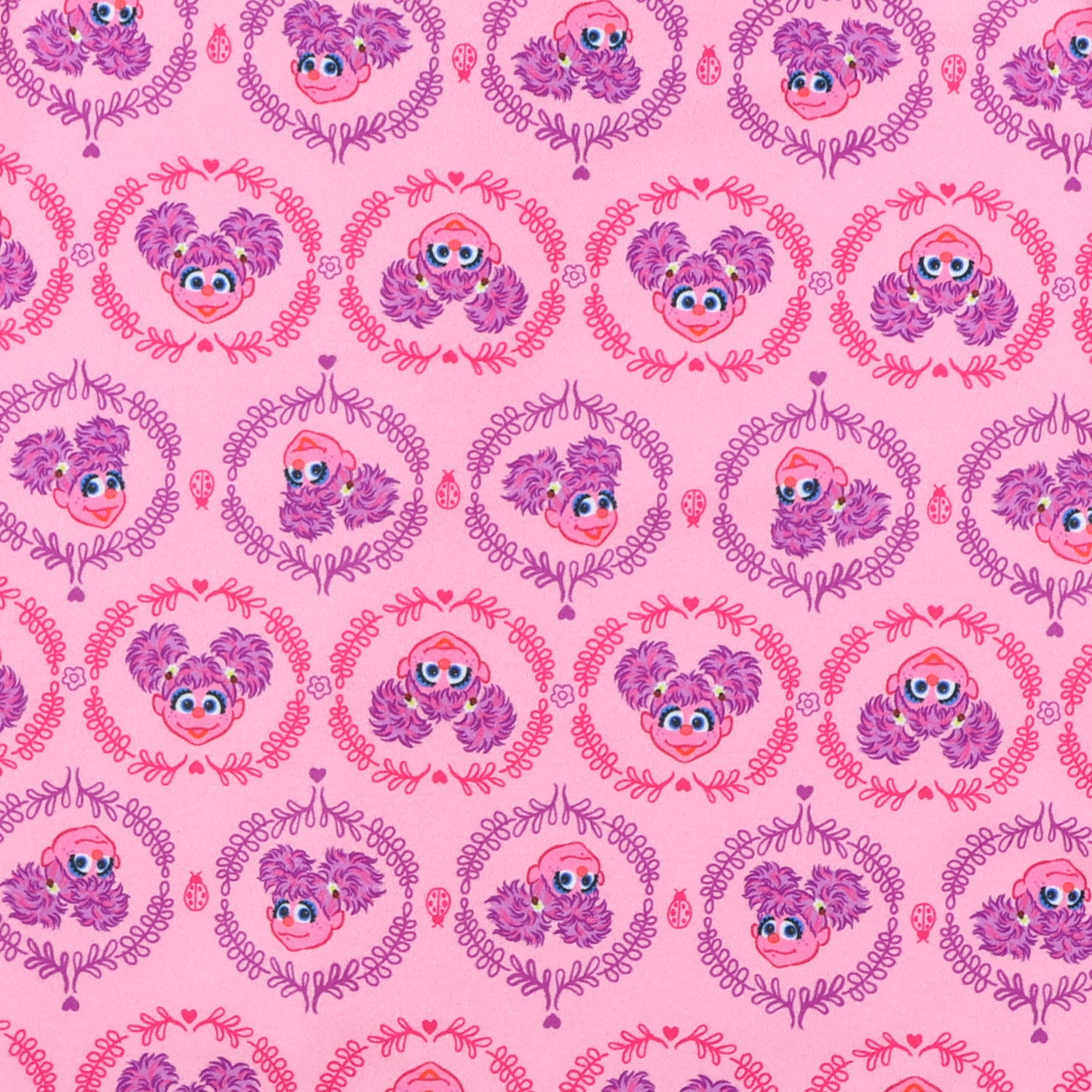 Sesame Street Pajamas Abby Toddler Girls' Front Zip Fleece Footless Sleeper