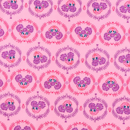 Sesame Street Pajamas Abby Toddler Girls' Front Zip Fleece Footless Sleeper