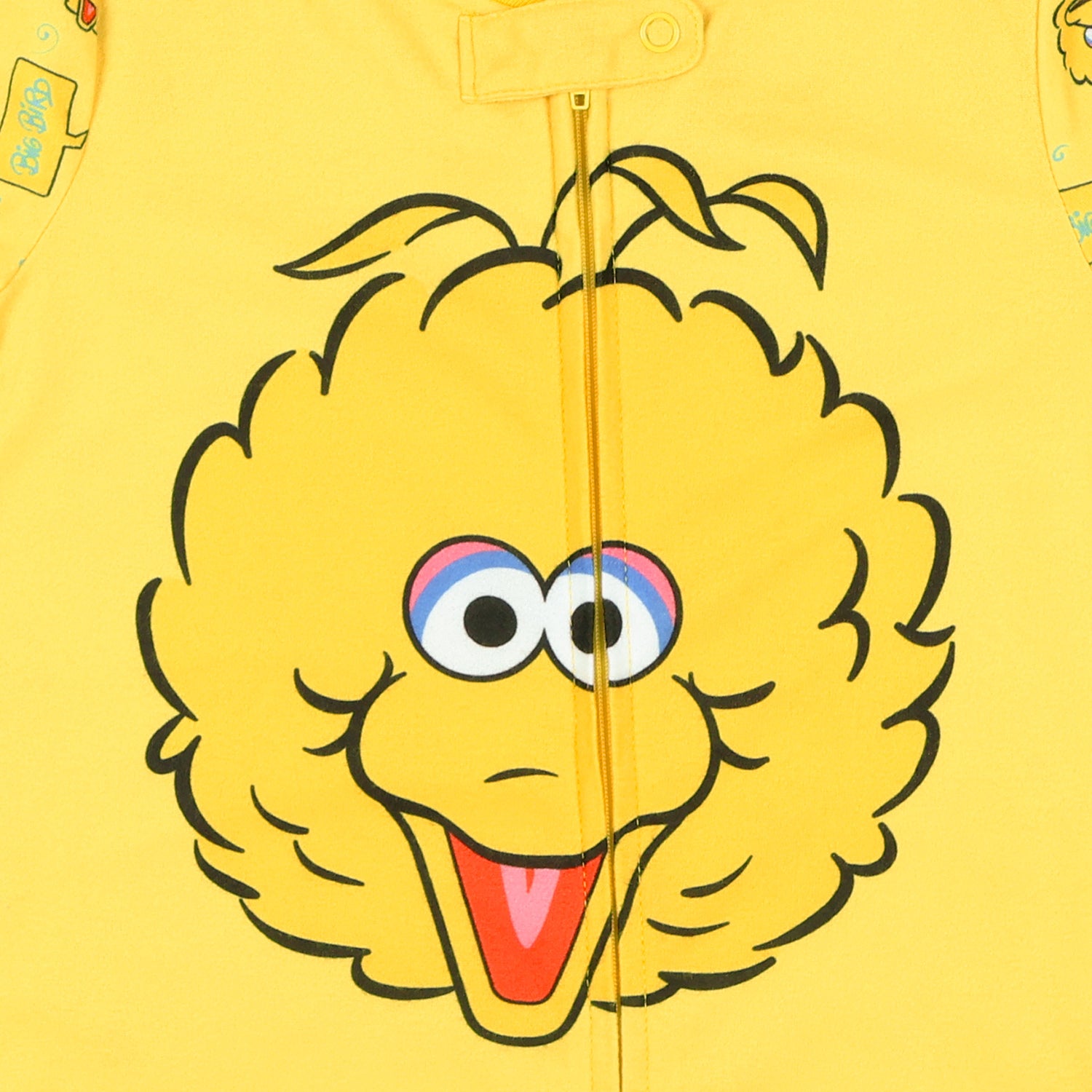 Sesame Street Big Bird Pajamas Toddler Fleece Footless Sleeper One Piece PJ
