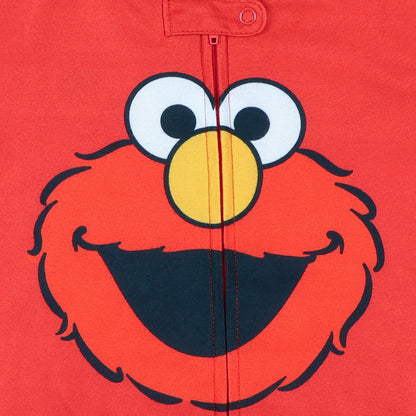 Sesame Street Elmo Pajamas Toddler Soft Fleece Footless Sleeper One Piece PJ