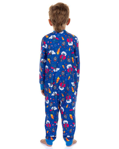 Sesame Street Super Grover Pajamas Toddler Zip Front Footless Sleeper