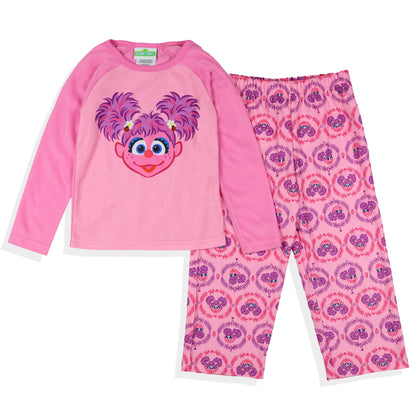 Sesame Street Abby Cadabby Pajamas Long Sleeve Pant Loungewear Sleep Set
