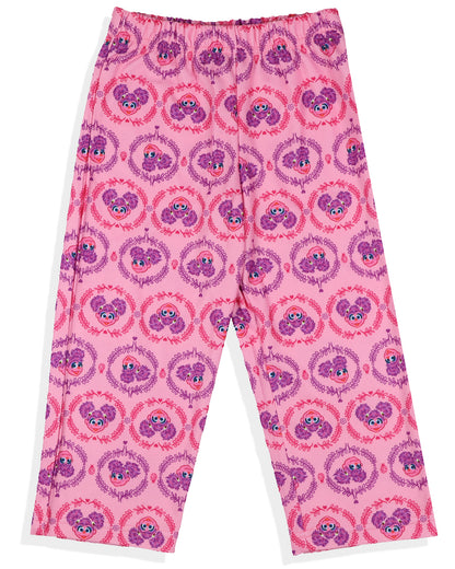 Sesame Street Abby Cadabby Pajamas Long Sleeve Pant Loungewear Sleep Set