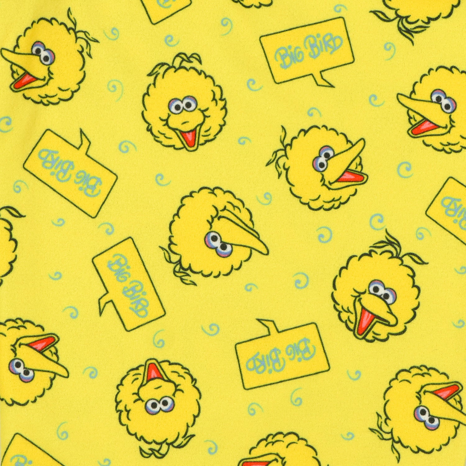Sesame Street Pajamas Toddler Big Bird Long Sleeve and Pant PJ Set