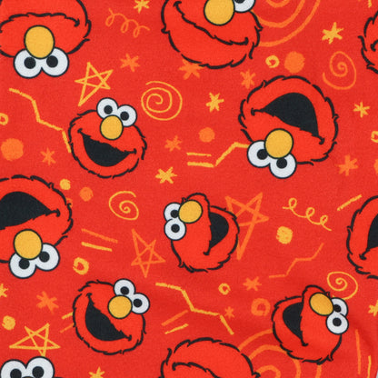 Sesame Street Elmo Pajamas Girls' 2-Piece Lounge Sleep Set