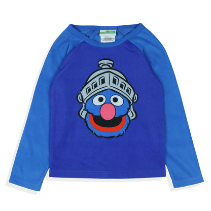 Sesame Street Pajamas Toddler Boy's Super Grover Long Sleeve and Pant Set