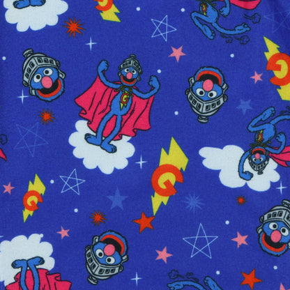 Sesame Street Pajamas Toddler Boy's Super Grover Long Sleeve and Pant Set