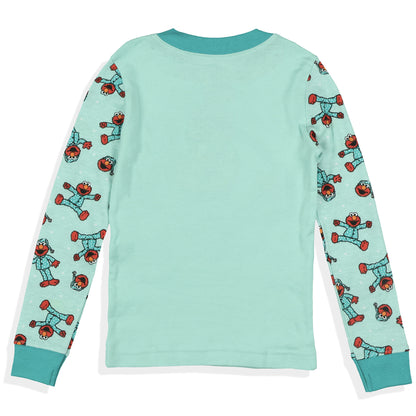 Sesame Street Elmo Pajamas Toddler Boys' Sweet Dreams Tight Fit Sleep Set