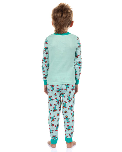 Sesame Street Elmo Pajamas Toddler Boys' Sweet Dreams Tight Fit Sleep Set