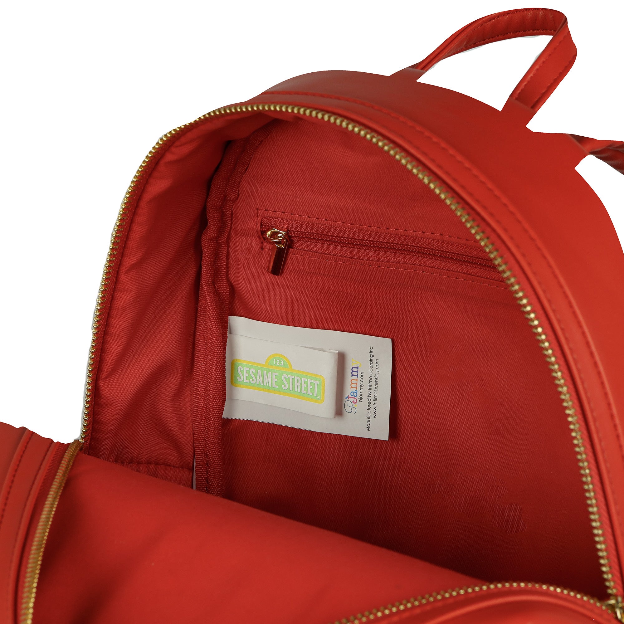 Sesame Street Elmo 11" Mini Backpack Character Faux-Leather Small Purse