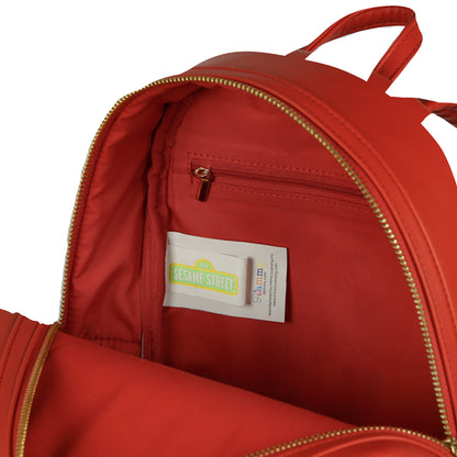 Sesame Street Elmo 11" Mini Backpack Character Faux-Leather Small Purse