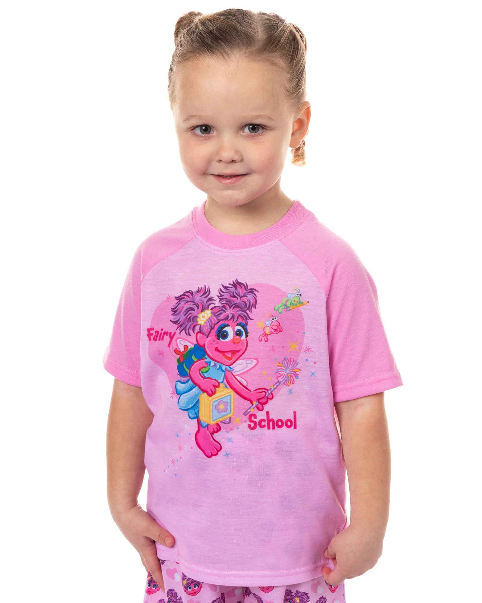 Sesame Street Pajamas Toddler Girls' Abby Cadabby Short PJ Sleep Set (2T)