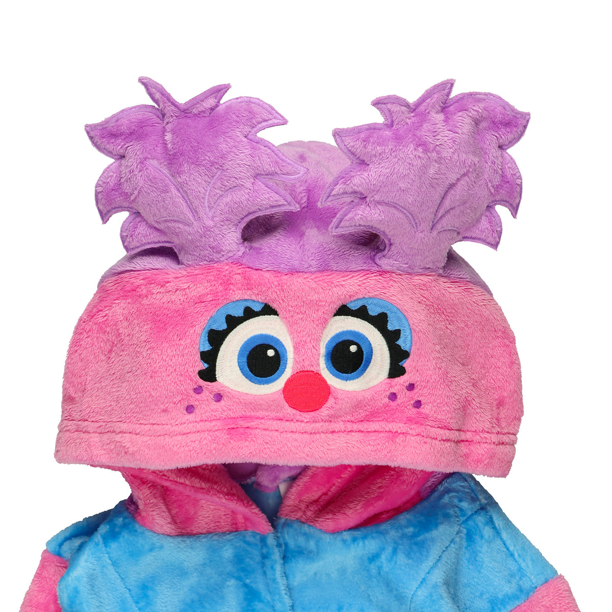 Sesame Street Bathrobe Toddler Kids Abby Cadabby Hooded Fleece Robe