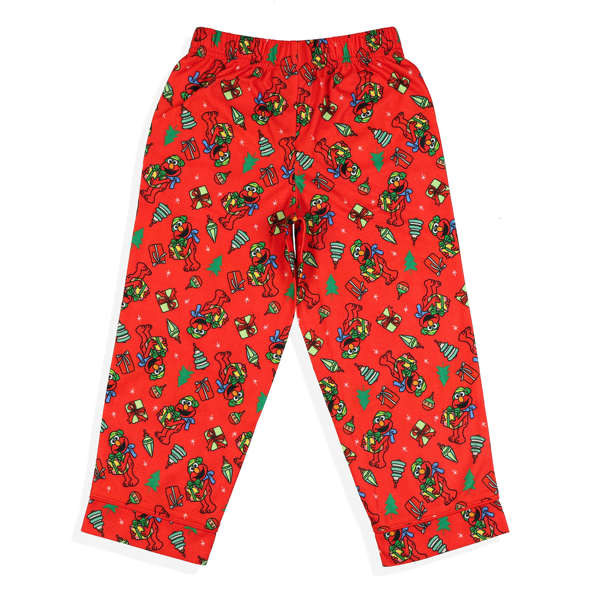 Sesame Street Elmo Merry and Bright Toddler Button Coat Pajama Set