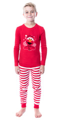 Sesame Street Unisex Family Christmas Santa Elmo Sleep Pajama Set