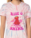 Sesame Street Women's Elmo Rise and Shine Nightgown Sleep Pajama Shirt For Adults