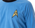 Star Trek Original Series Men's Uniform Costume Sleepwear Pajama Set - Captain Kirk Or Commander Spock