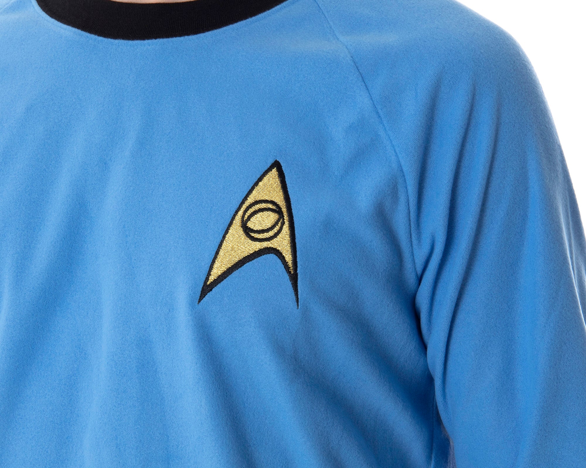 Star Trek Original Series Men's Uniform Costume Sleepwear Pajama Set (Spock, MD)