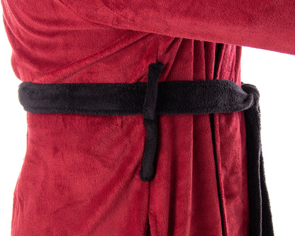 Star Trek TNG Adult Costume Fleece Plush Robe Bathrobe - Big And Tall - Picard