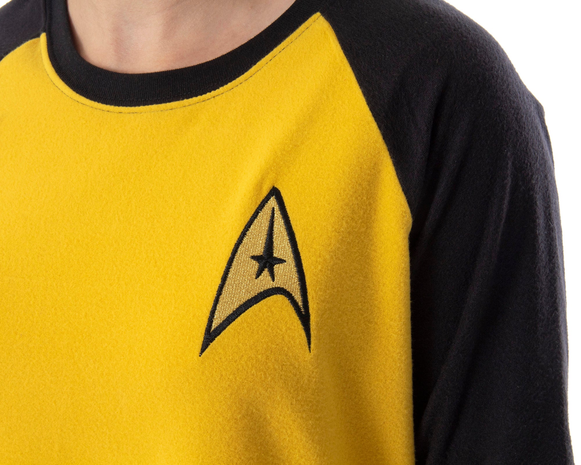 Star Trek Original Series Women's Juniors Raglan Sleep Shirt Nightgown