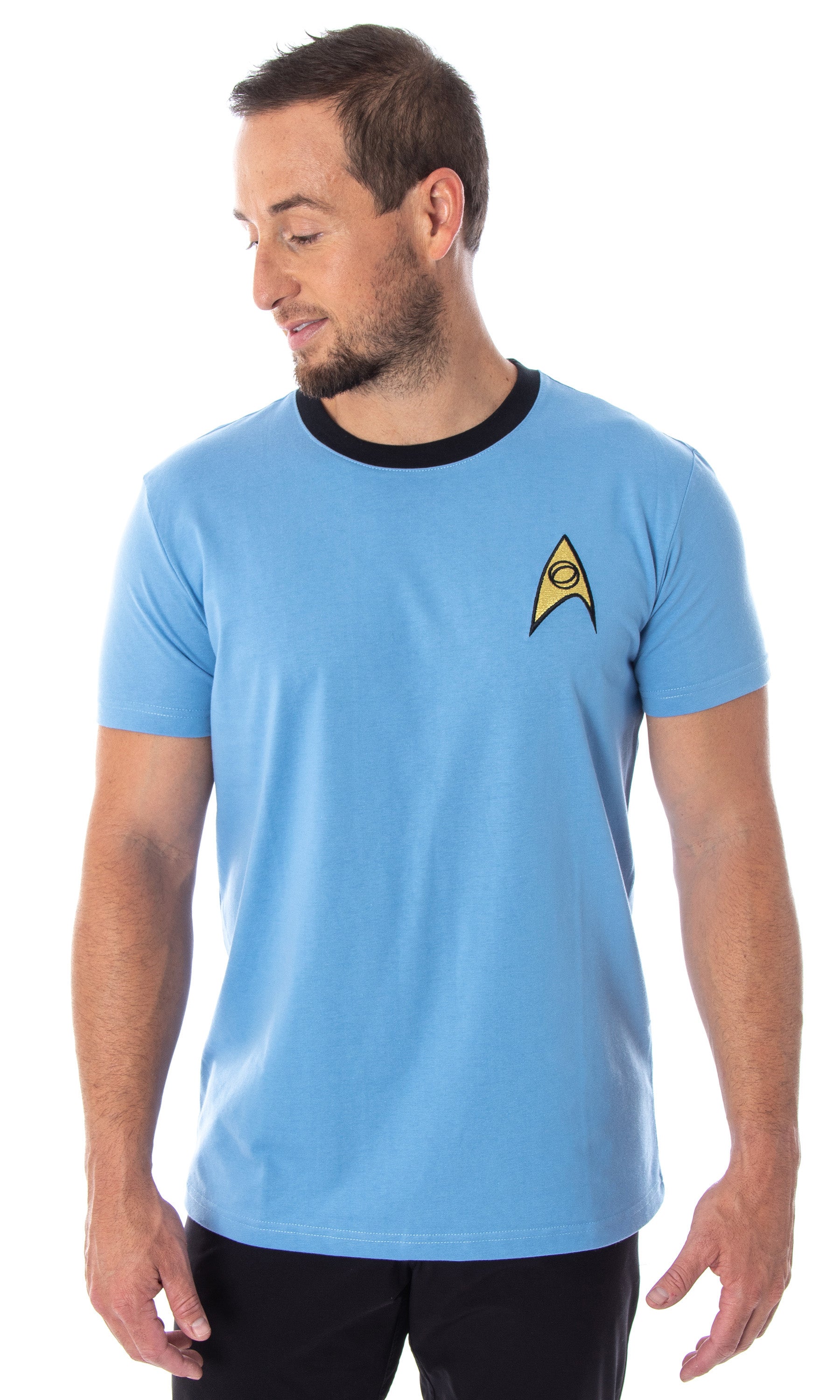 Star Trek The Original Series Men's Costume Short Sleeve Shirt - Kirk, Spock