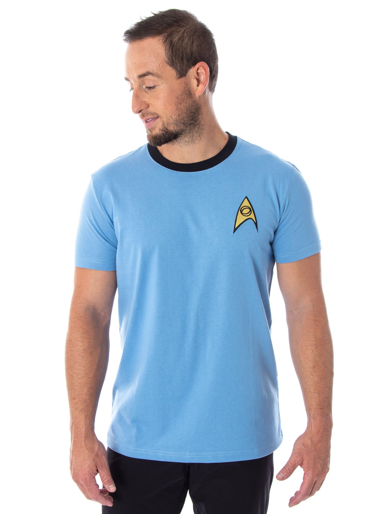 Star Trek The Original Series Men's Costume Short Sleeve Shirt - Kirk, Spock
