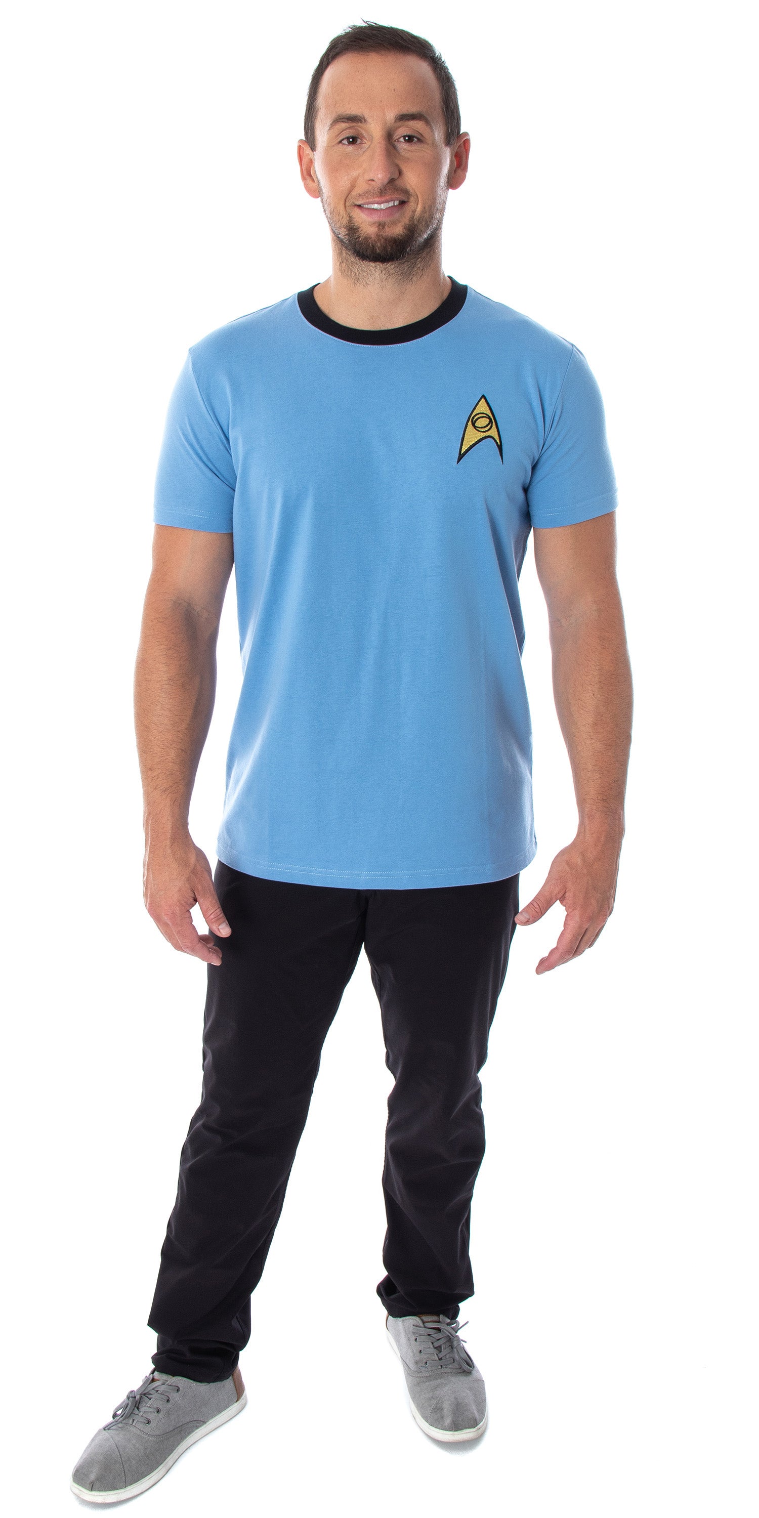 Star Trek The Original Series Men's Costume Short Sleeve Shirt - Kirk, Spock