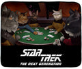 Star Trek The Next Generation TNG Cat Characters Playing Cards Fleece Plush Throw Blanket 60" x 48" (152cm x 122cm)