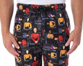 Star Trek The Next Generation Men's Allover Character Adult Lounge Sleep Pajama Pants