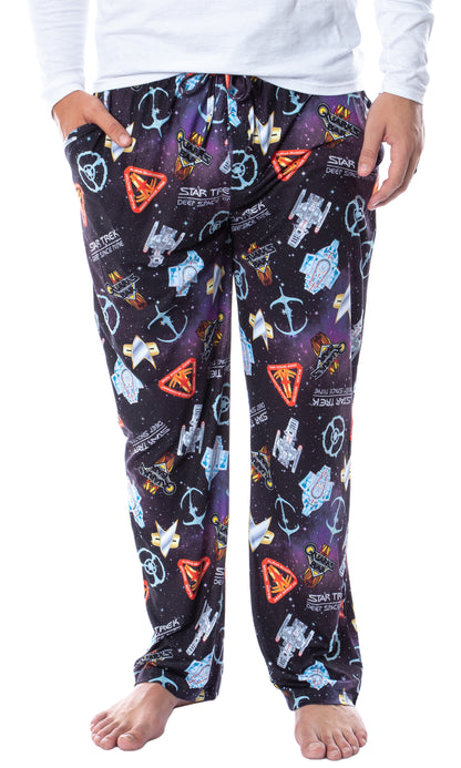 Star Trek Deep Space Nine DS9 Ships and Quarks Bar Mens' Pajama Pants