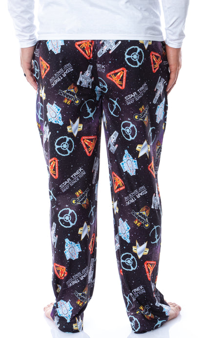 Star Trek Deep Space Nine DS9 Ships and Quarks Bar Mens' Pajama Pants