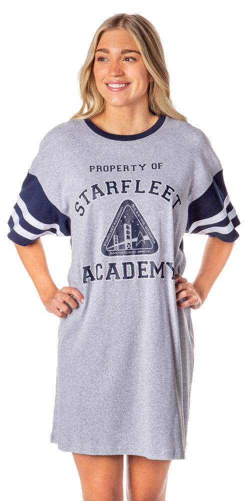 Star Trek Womens' Property Of Starfleet Academy Nightgown Pajama Shirt