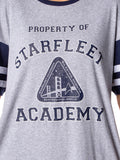 Star Trek Womens' Property Of Starfleet Academy Nightgown Pajama Shirt
