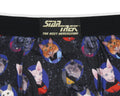 Star Trek Men's The Next Generation Cat Characters Boxer Briefs Underwear Sleep Shorts