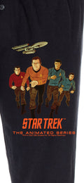 Star Trek Men's The Animated Series Character Logo Adult Lounge Pajama Pants
