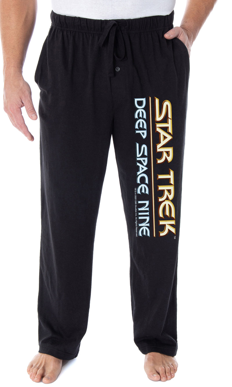 Star Trek Men's Deep Space Nine Logo Adult Sleepwear Lounge Pajama Pants