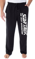 Star Trek The Next Generation Men's Classic TNG Logo Sleepwear Lounge Pajama Pants