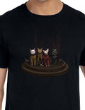 Star Trek The Next Generation TNG Mens' Cat Characters Crewneck T-Shirt