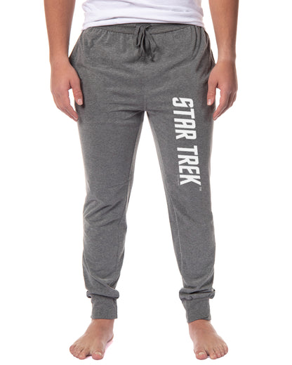 Star Trek Pajamas The Original Series Logo Men's Jogger Pajama Pants