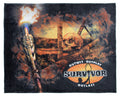 Survivor TV Series Outwit Outplay Outlast Super Soft And Cuddly Plush Fleece Throw Blanket 50" x 60" (127cm x152cm)