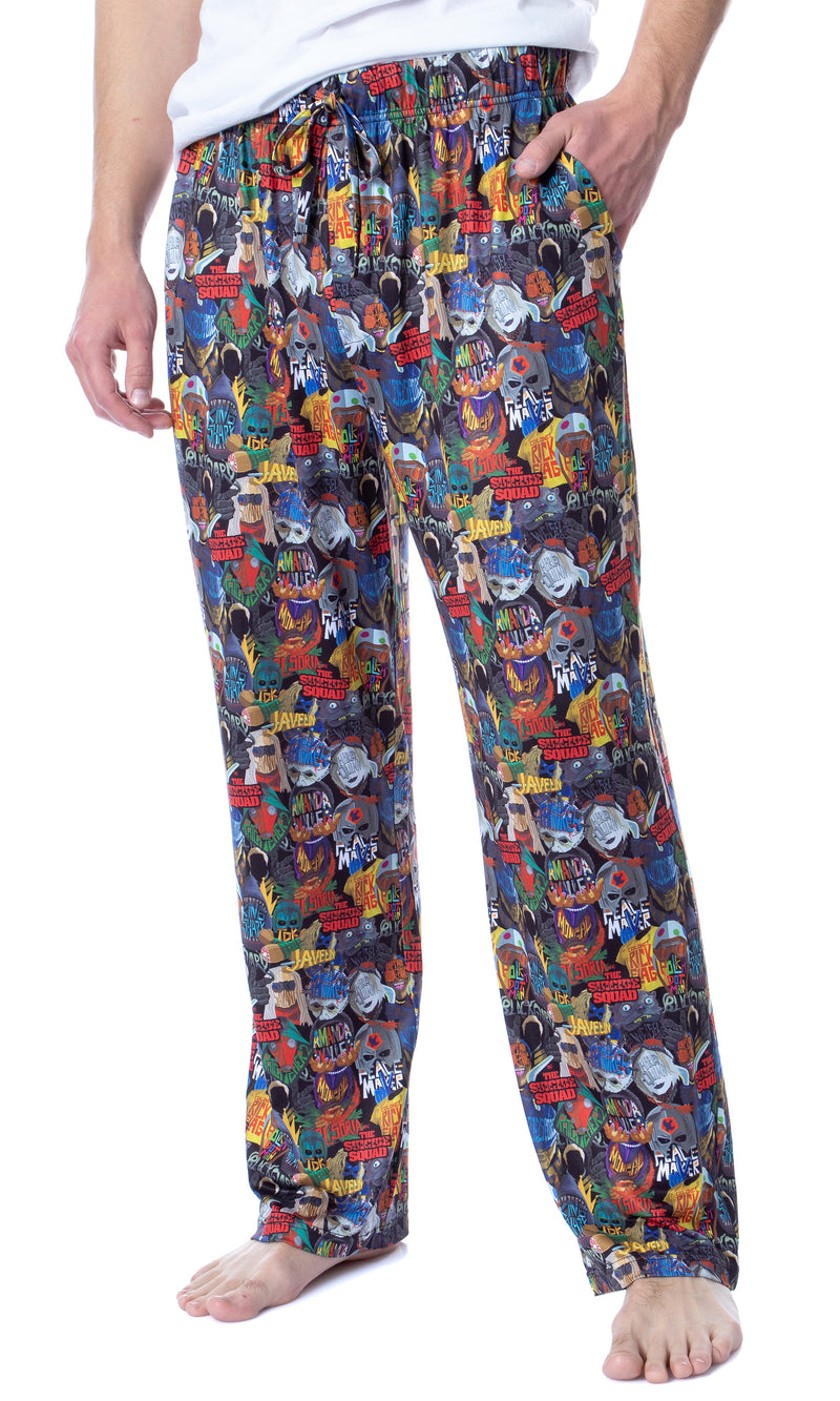 DC Comics Mens' The Suicide Squad Task Force X Sleep Pajama Pants