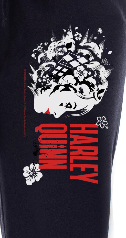 DC Womens' The Suicide Squad Movie Harley Quinn Sleep Jogger Pajama Pants