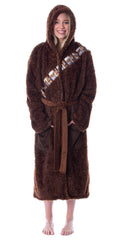 Star Wars Adult Chewbacca Costume Plush Fleece Robe Bathrobe For Men Women