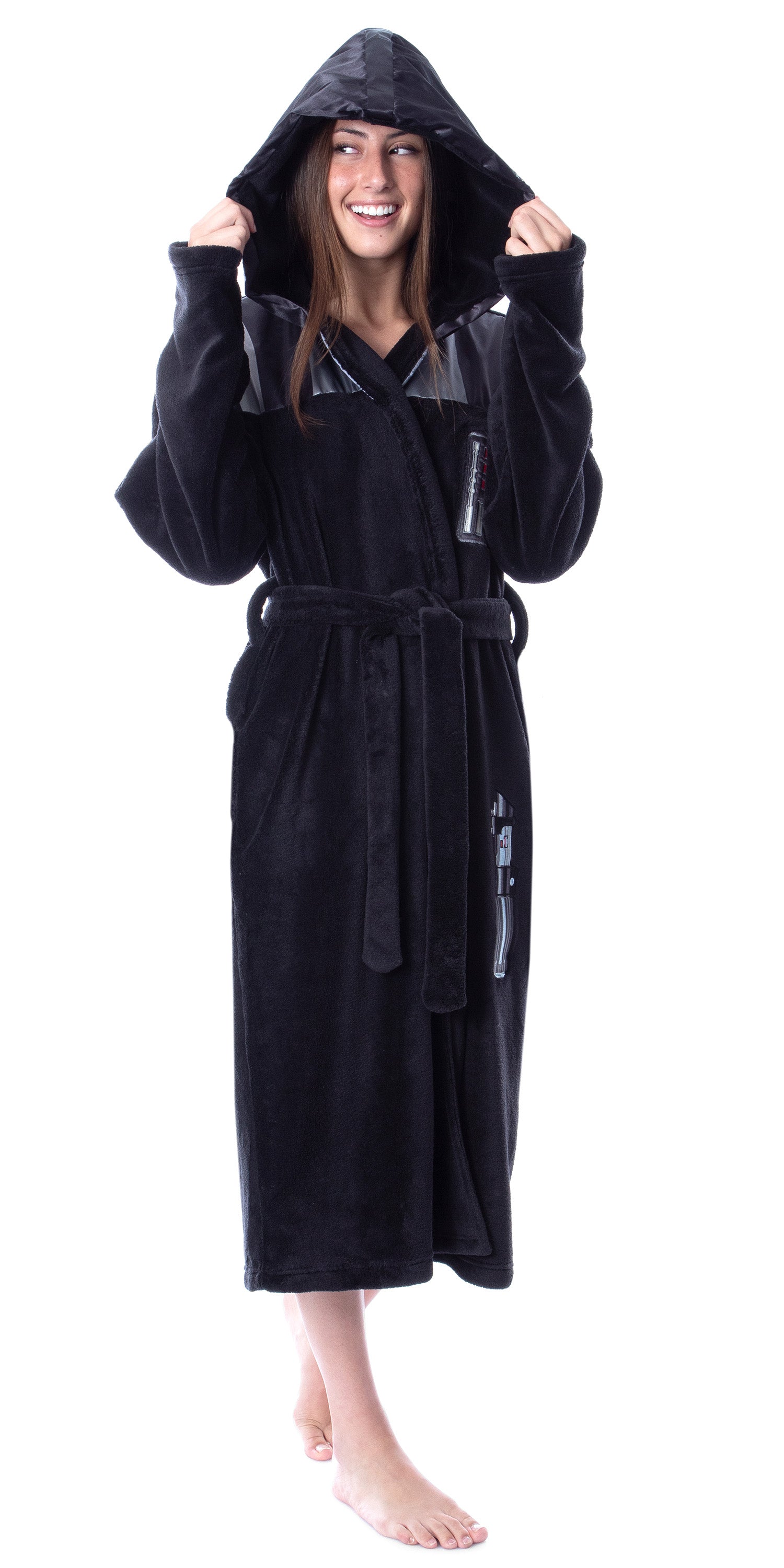 Star Wars Mens Darth Vader Costume Fleece Robe Bathrobe 2XL/3XL